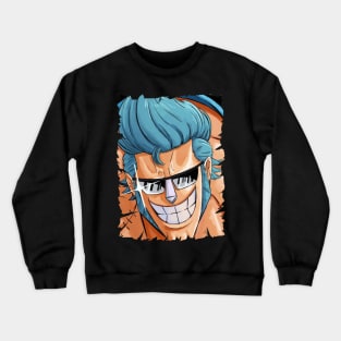 FRANKY ANIME MERCHANDISE Crewneck Sweatshirt